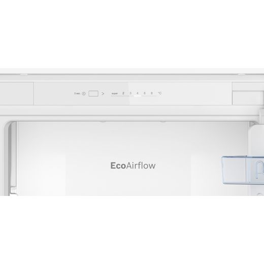 Bosch Series 2 KIR41NSE0G Integrated Upright Fridge - White - Control panel shot